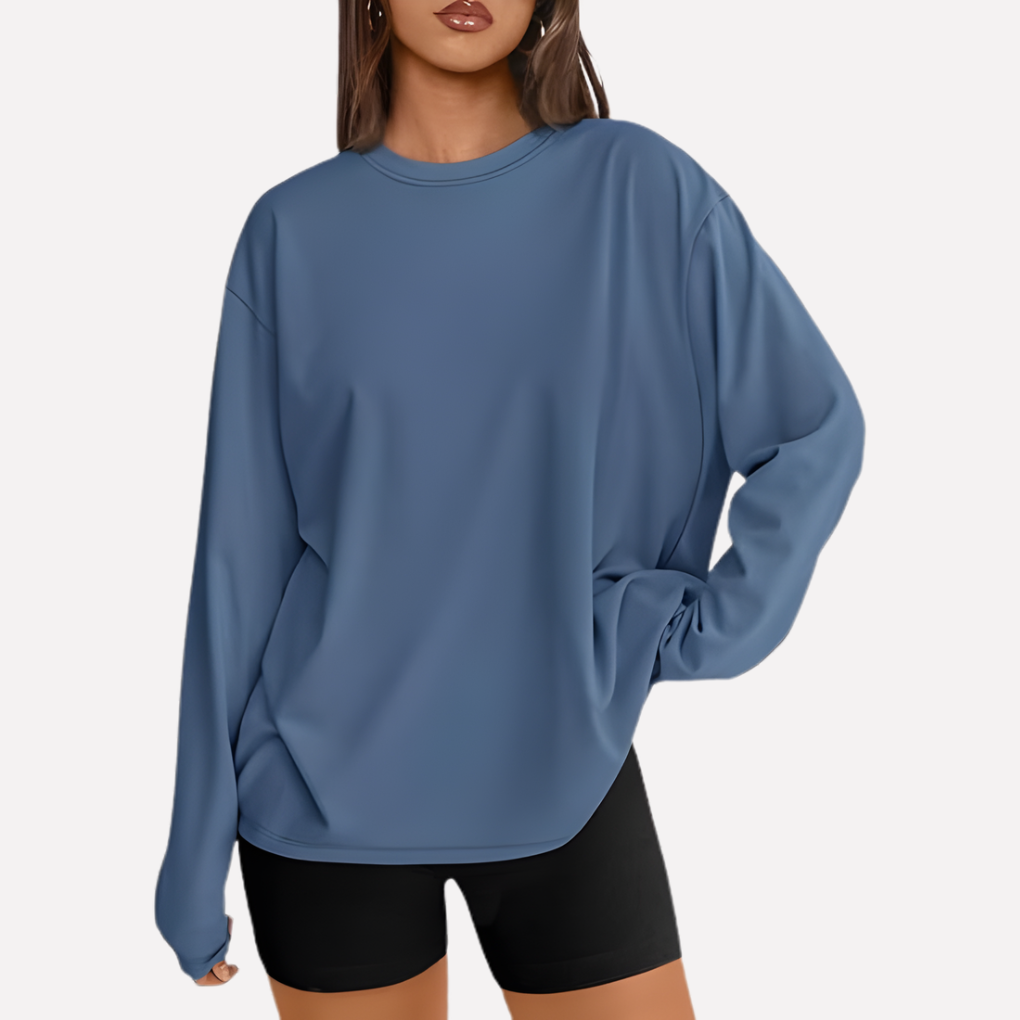 Women's Long Sleeve Oversized Shirt