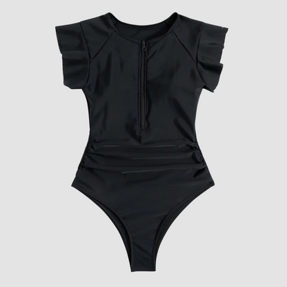 Women's Zipper One Piece Swimsuit - VibreMode