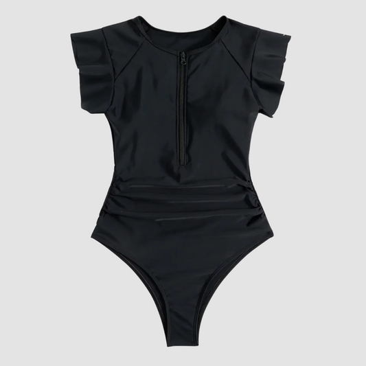 Women's Zipper One Piece Swimsuit - VibreMode