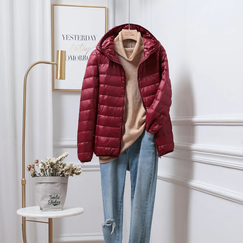 Women's Puffer Jacket Lightweight Water-Resistant