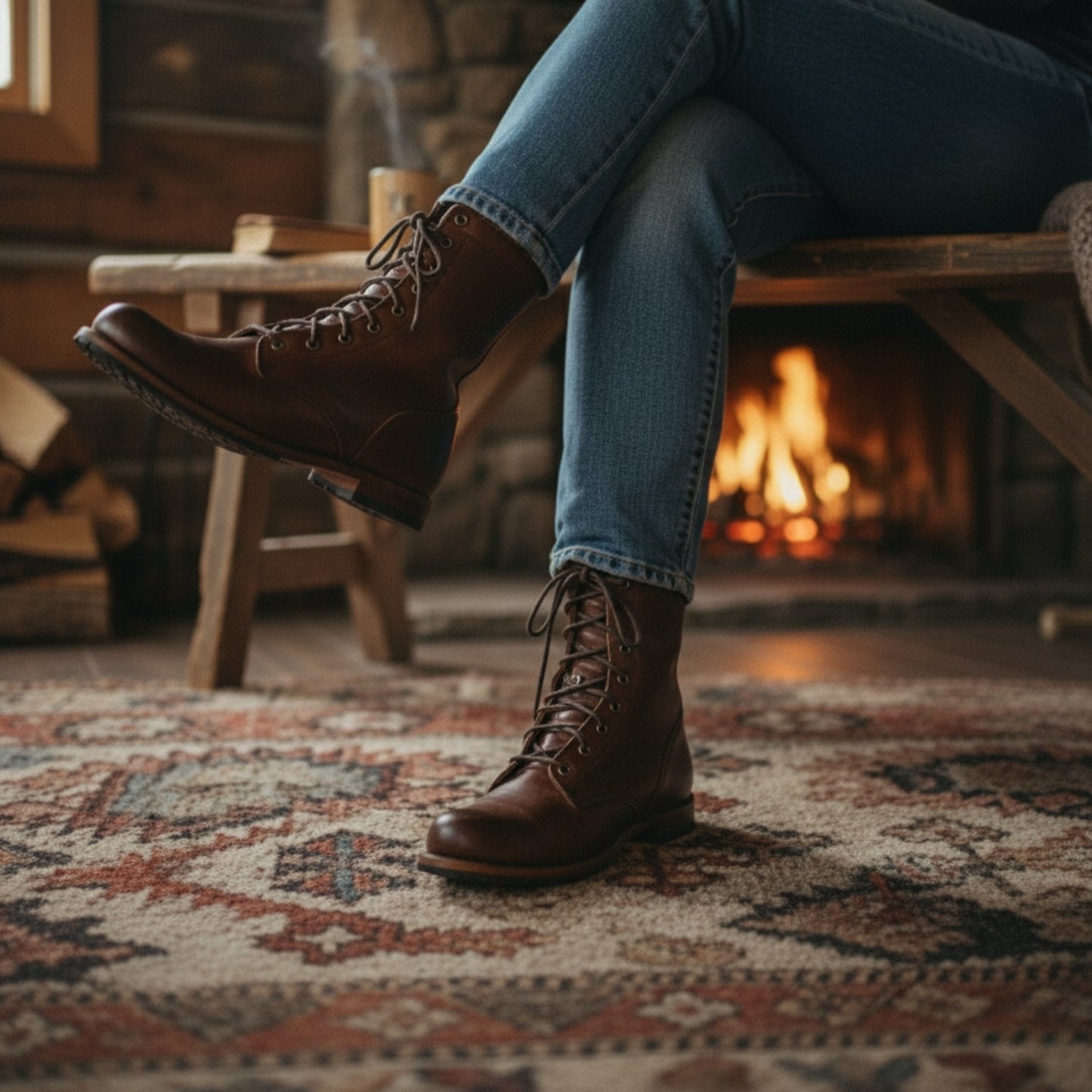 Kia Women's Ankle Lace Boots