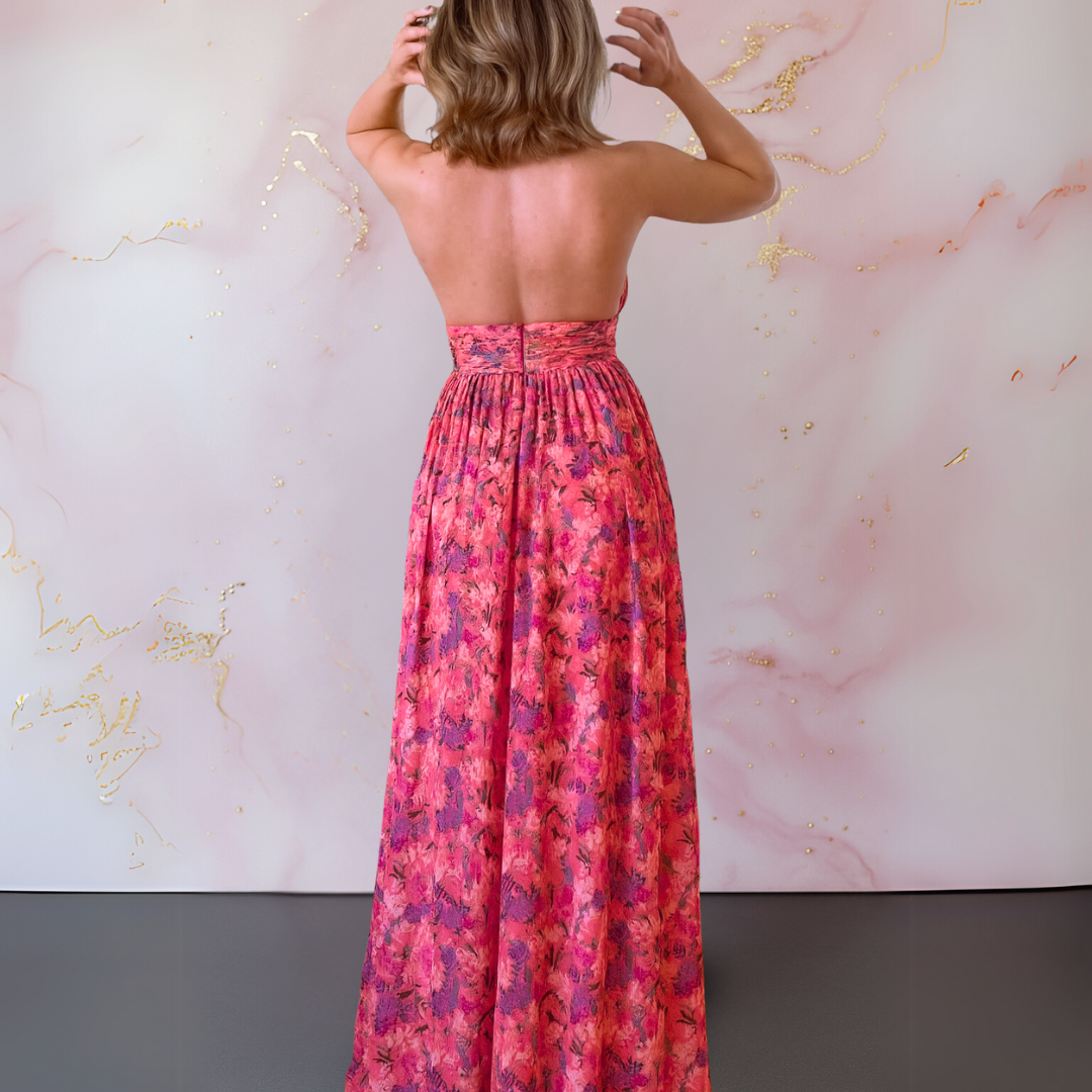 Elegant Women's Floral Maxi Dress