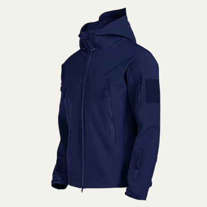 Men's Softshell Fleece Lined Windbreaker Jacket