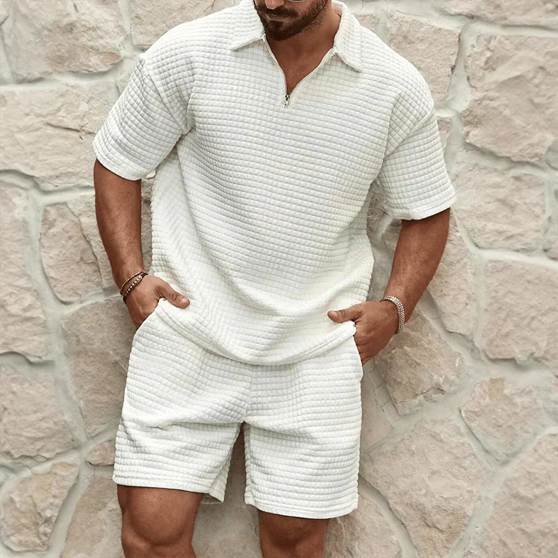 Men's Polo Shorts Set