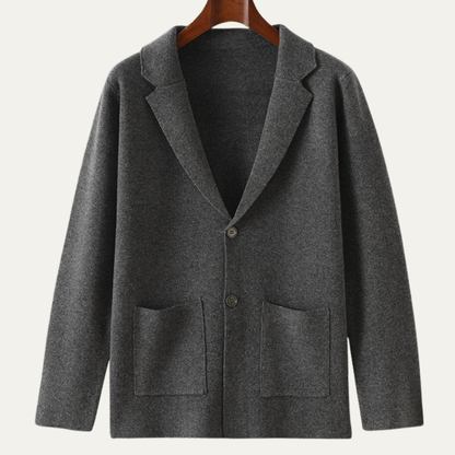 Men's Soft Wool Cardigan 100% Wool