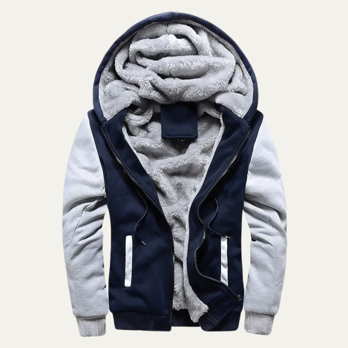 Men's Fleece Zip Up Hoodie Jacket