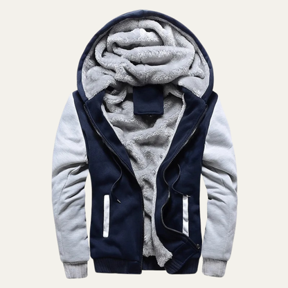 Men's Fleece Zip Up Hoodie Jacket