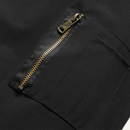 Men's Thick Fleece Bomber Hooded Jacket
