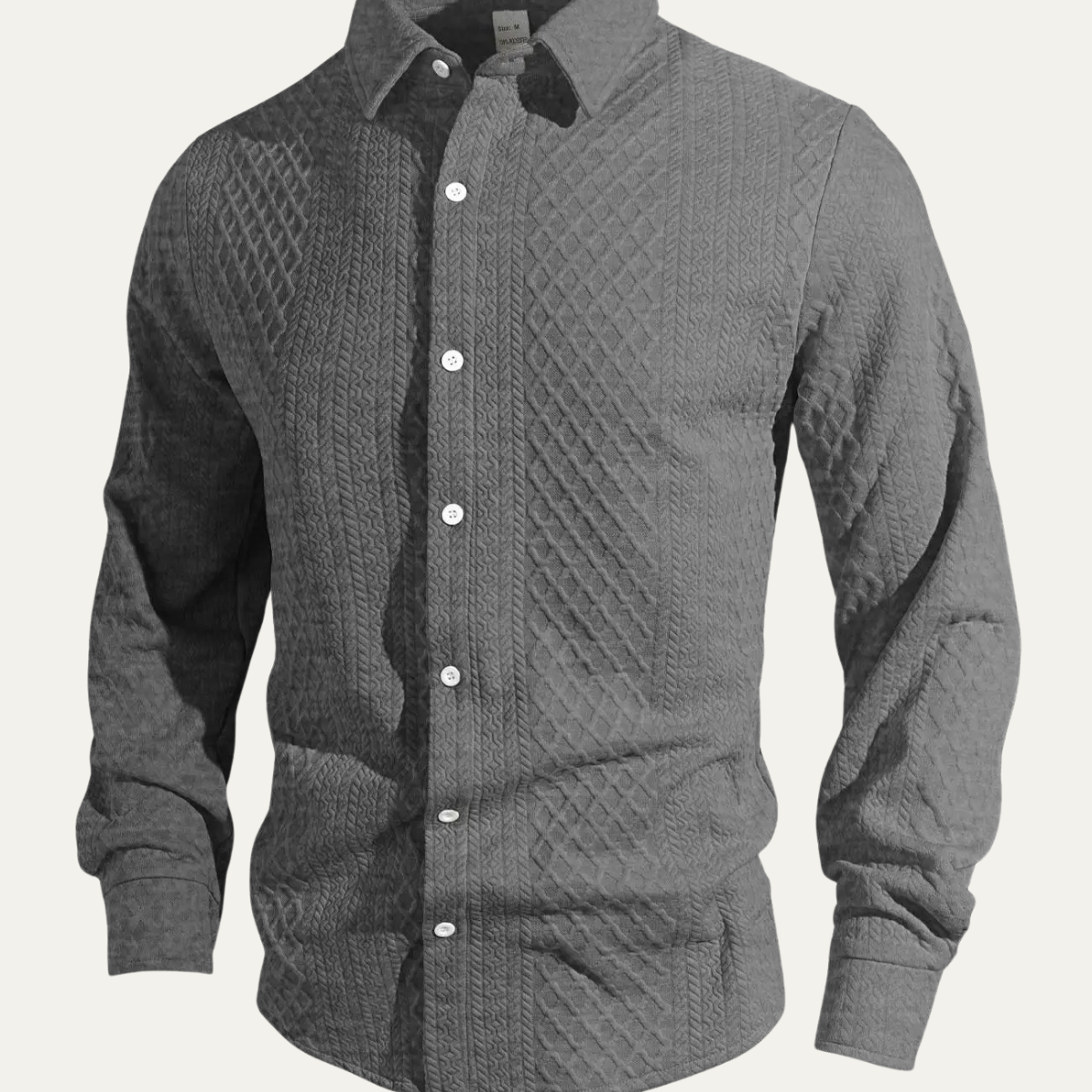 Men's Knit Business Casual Shirt