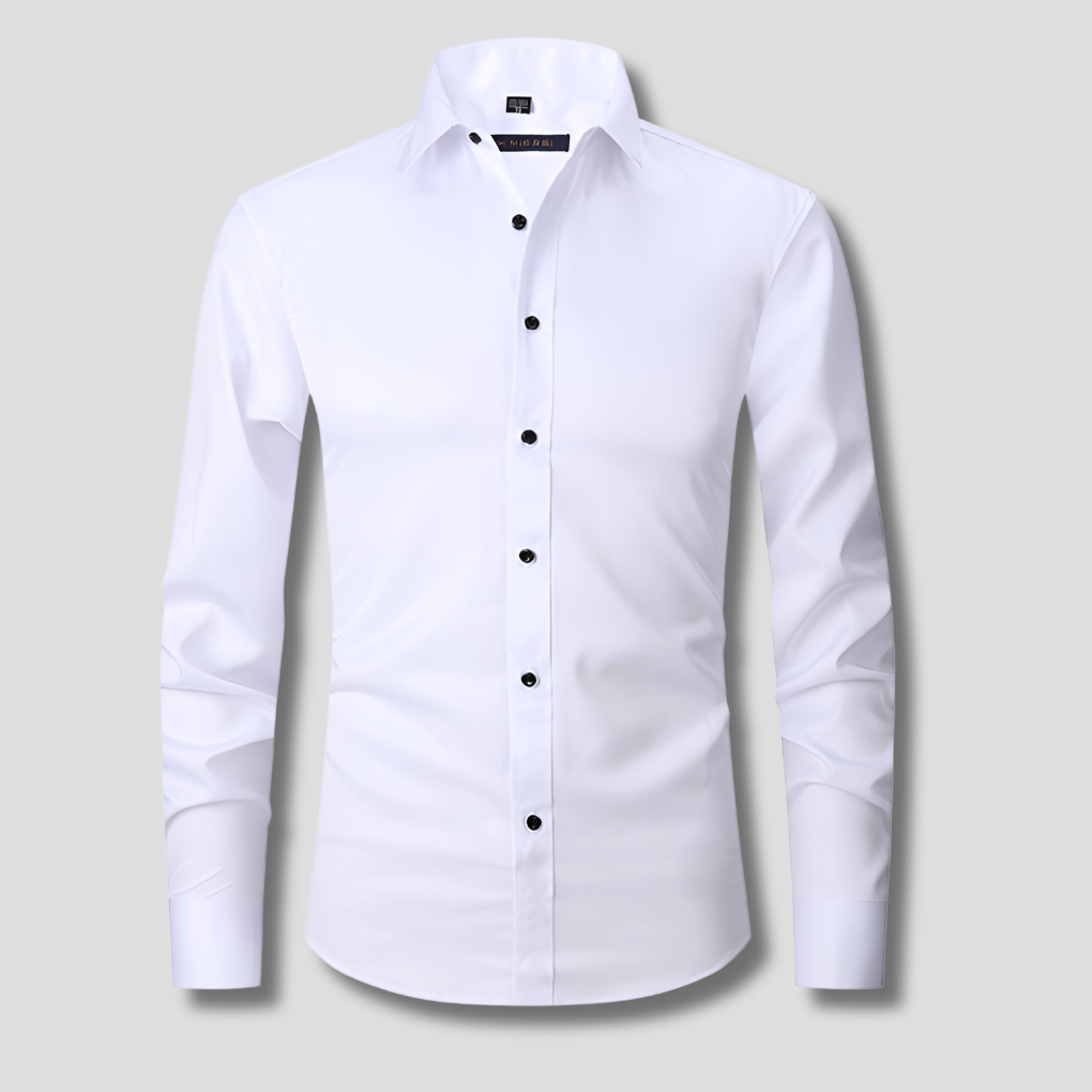 Men's Stretch Dress Shirt Comfortable Fit