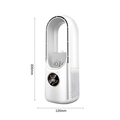 Portable Bladeless Table Fan Air Conditioner