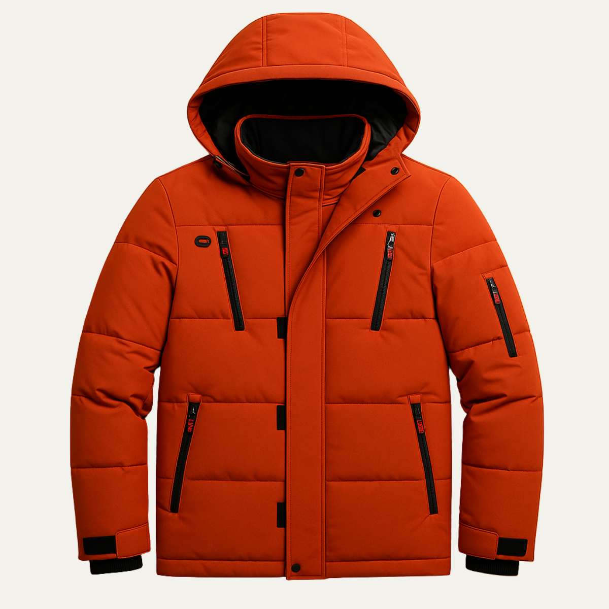 Waverly Men's Waterproof Puffer Jacket With Hood - VibreMode