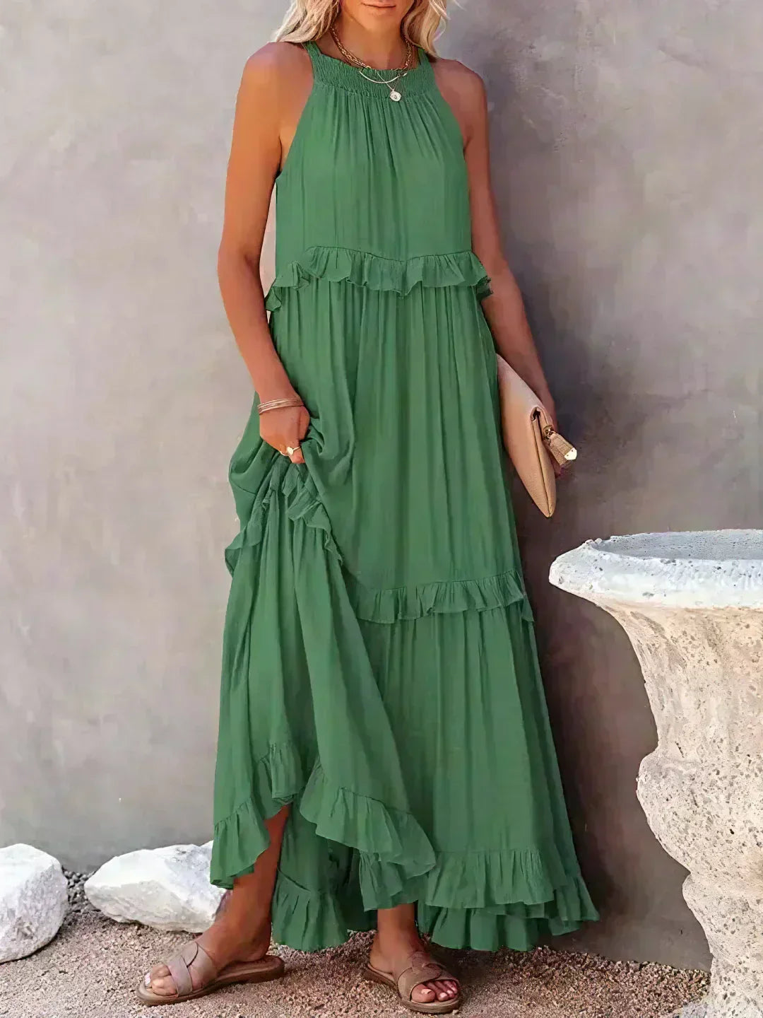 Chic Ruffle Sundress for Women