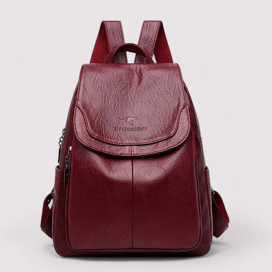 Luxe Faux Leather Backpack