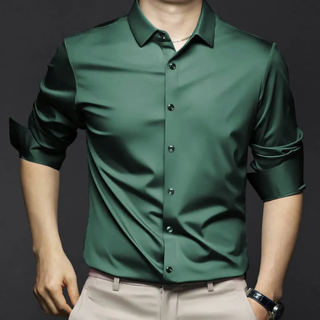 Men's Wrinkle- Dress Shirt