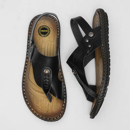 Men's Leather Flip Flops
