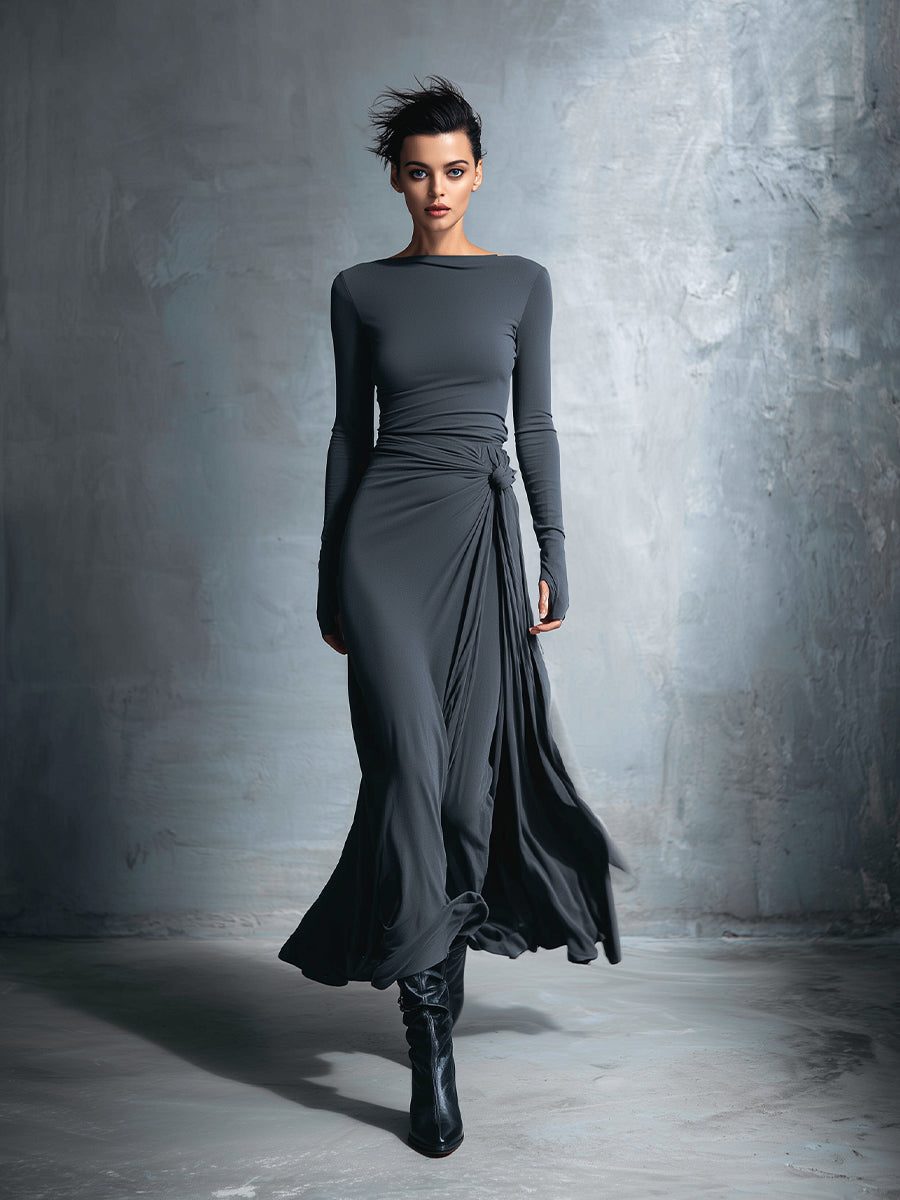Relaxing Flowy Maxi Dress - VibreMode