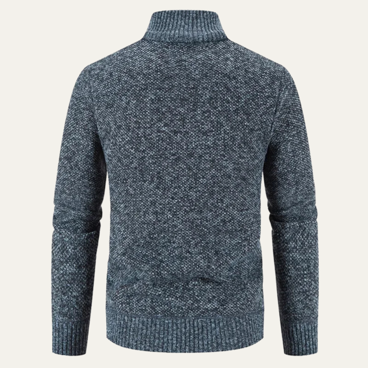Men's Knitted Zip Cardigan