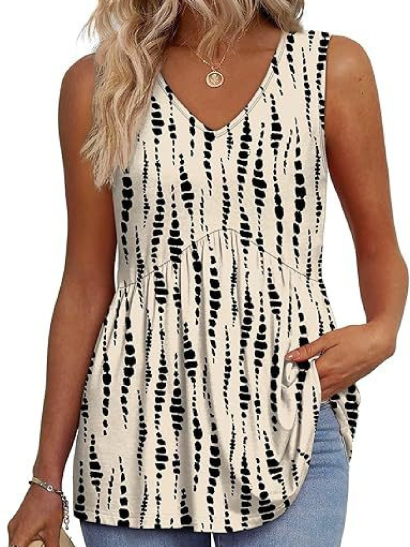 Women's Sleeveless Textured