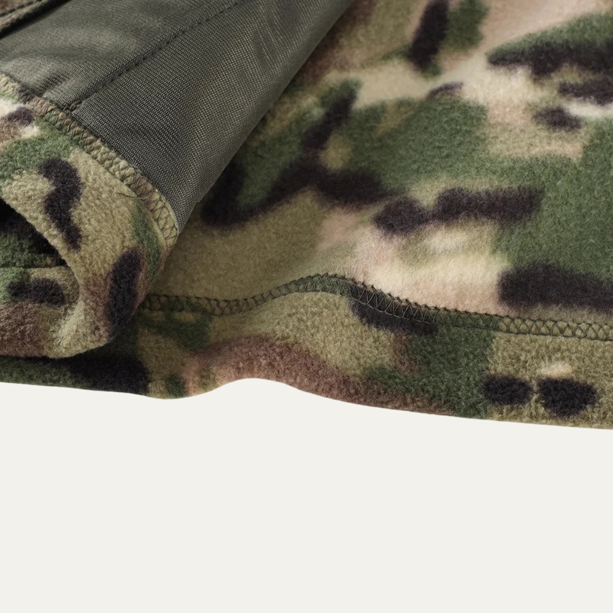 Men's Camouflage Fleece Jacket Warm Zip Up