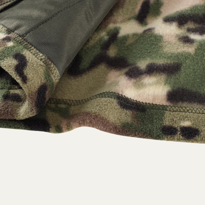 Men's Camouflage Fleece Jacket Warm Zip Up