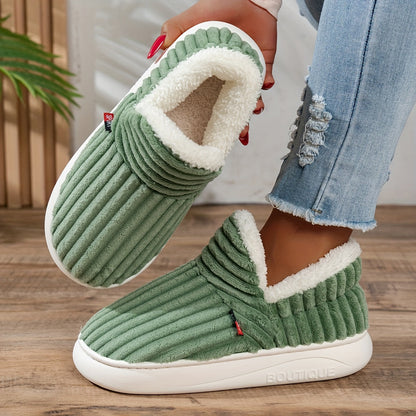 Women's Fleece Slippers Non-Slip Sole