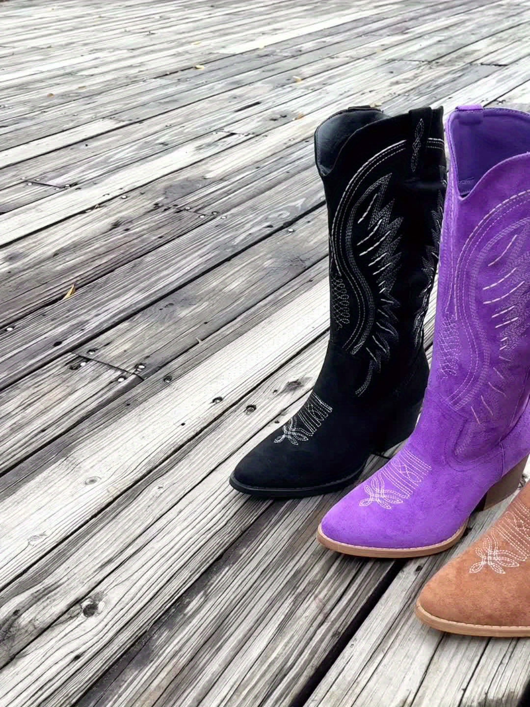 Women's Western Embroidered Cowboy Boots