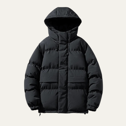 Tillingham Men's Puffer Jacket Warm Hooded
