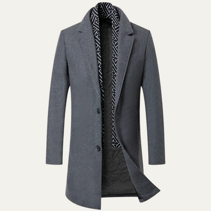Men's Wool Formal Coat Classic Winter