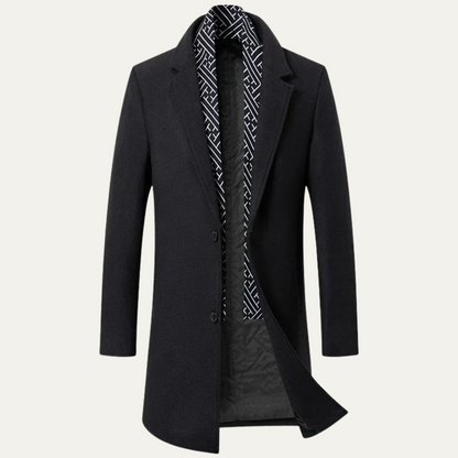 Men's Wool Formal Coat Classic Winter - VibreMode