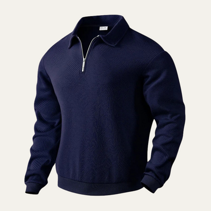 Men's Quarter Zip Sweater Lightweight