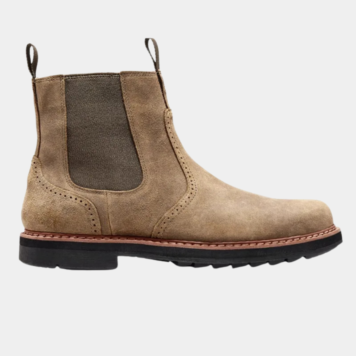 Men's Leather Chelsea Boots Classic Slip On - VibreMode
