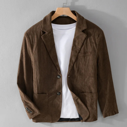 Men's Corduroy Work Jacket Warm Business Casual