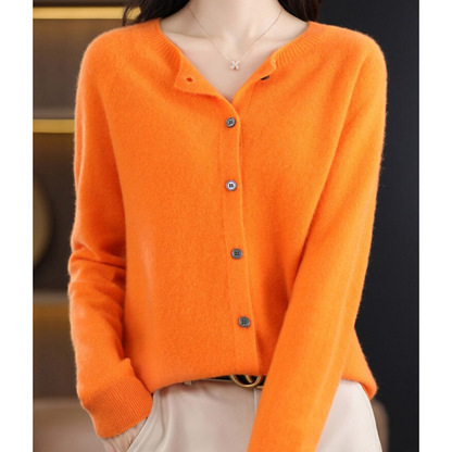 Lightweight Ladies Open Front Sweater