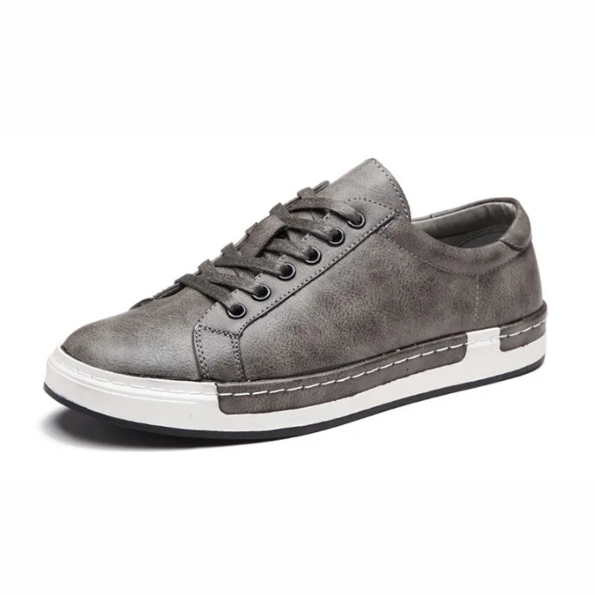 Men's Classic Lace Up Shoes Leather Brown