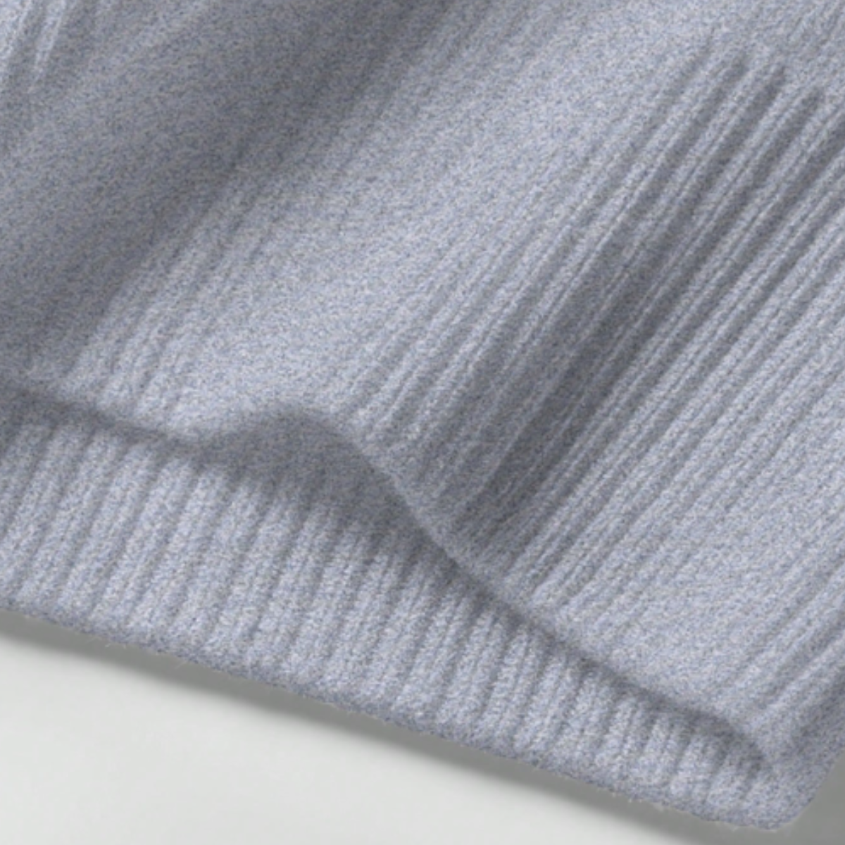 Men's Classic Mock Neck Half Zip Sweater