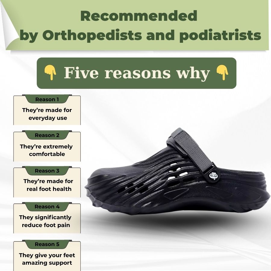 Comfortable Men's Garden Shoes Non-Slip Arch Support Sandals