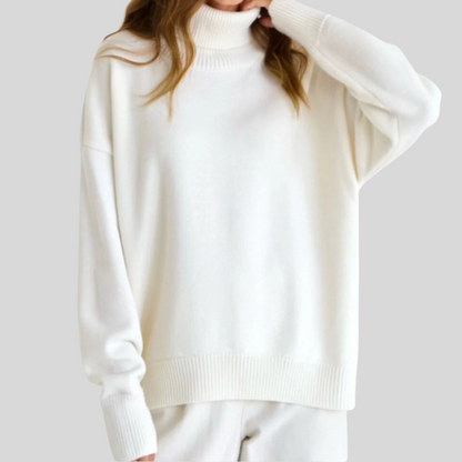 Women's Rollneck Sweater Thermal Cold-Weather