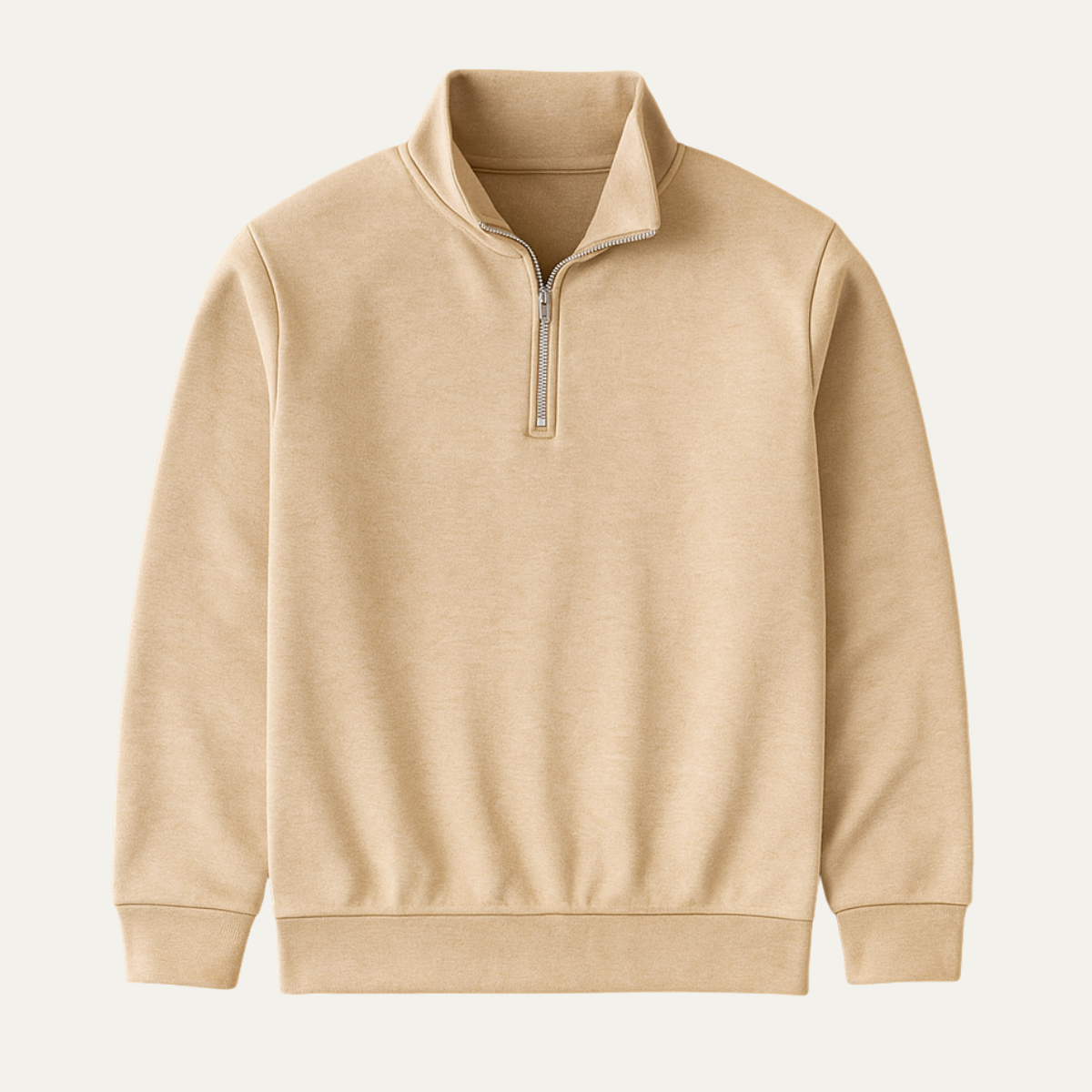 Men's Knitted Half Zip Sweater - VibreMode
