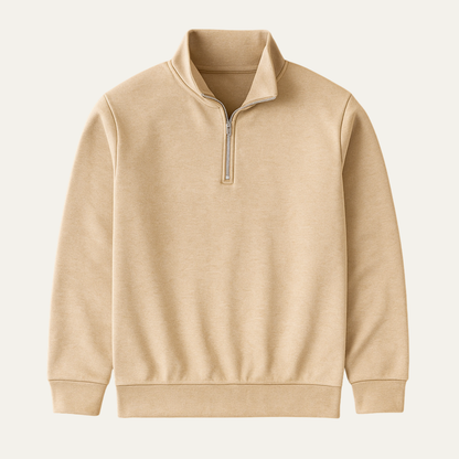 Men's Knitted Half Zip Sweater - VibreMode