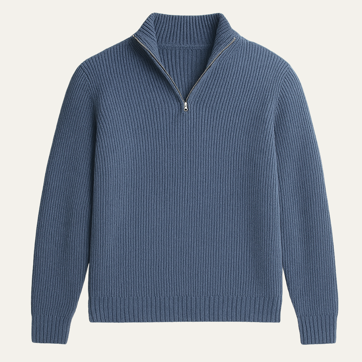 Vicenza Men's Soft Knit Half Zip Sweater - VibreMode