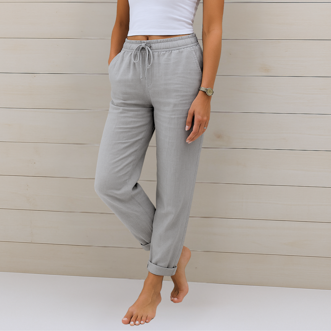 Comfortable Stretchy Pants with Elastic Waistband