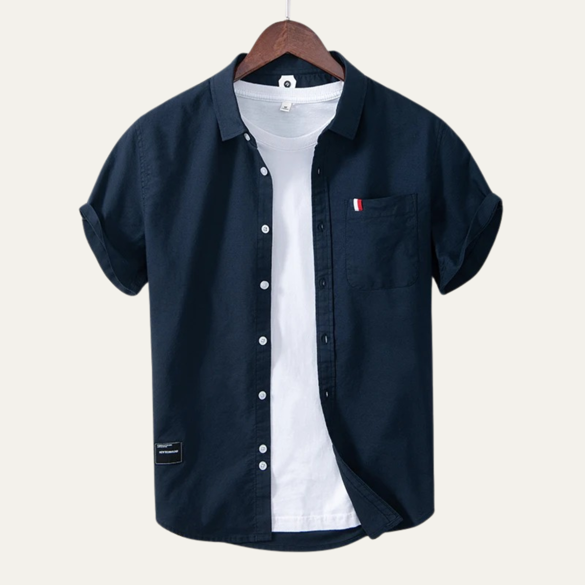 Men's Slim Fit Cotton Button Up Shirt