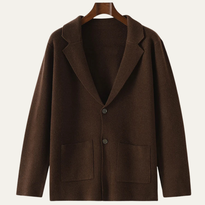 Men's Soft Wool Cardigan 100% Wool