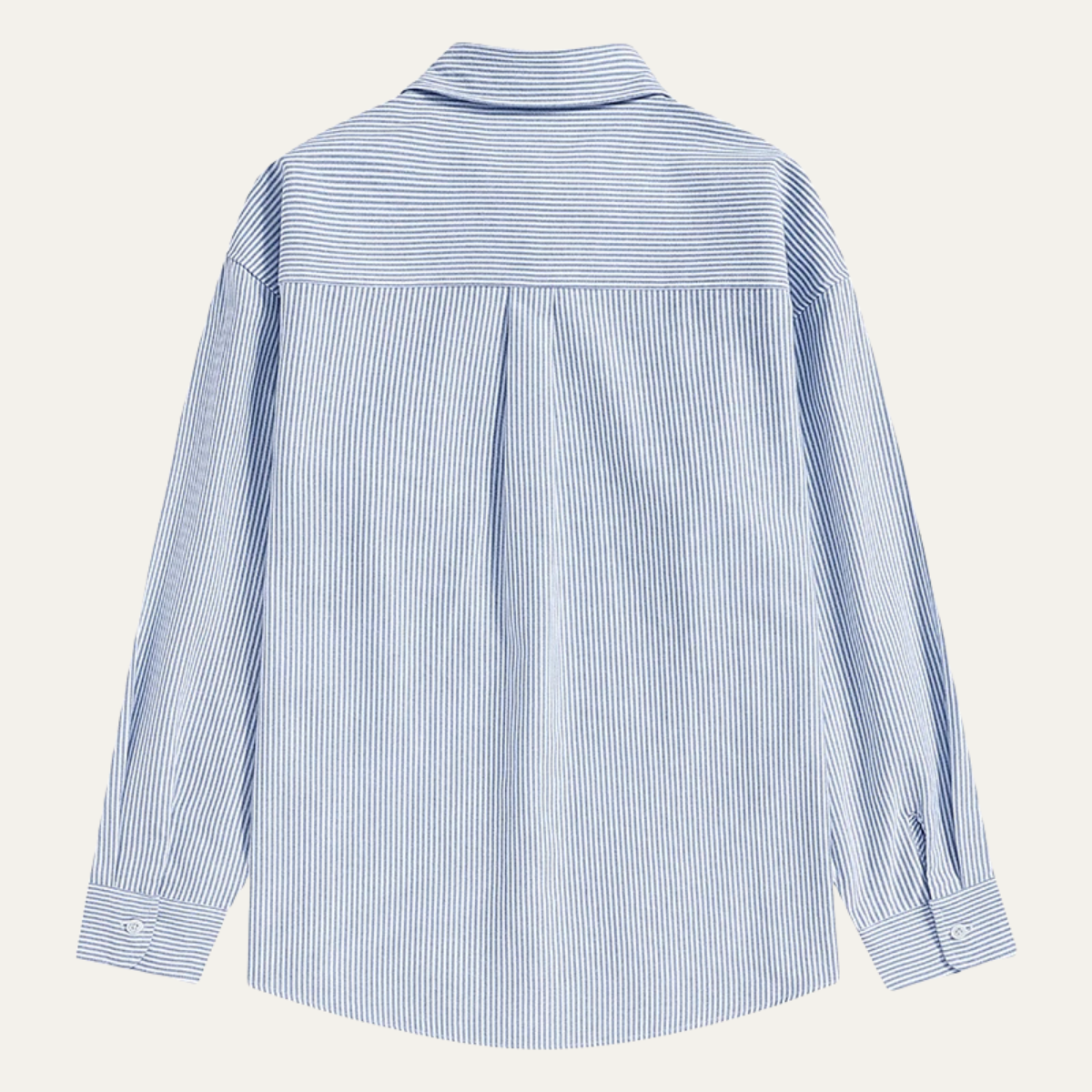 Men's Striped Shirt Classic Collar Cotton