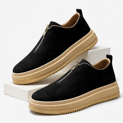 Hudson Men's Suede Zip Sneakers
