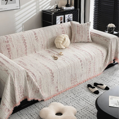 Elegant Sofa Cover Soft Cream Color