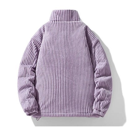 Quilted Corduroy Jacket Bordeaux