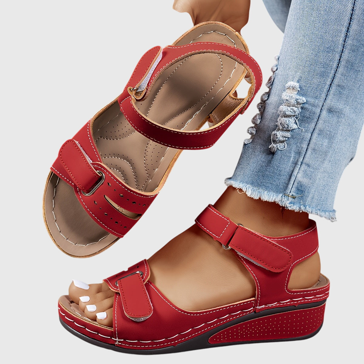Sparkling Gemstone Sandals - VibreMode
