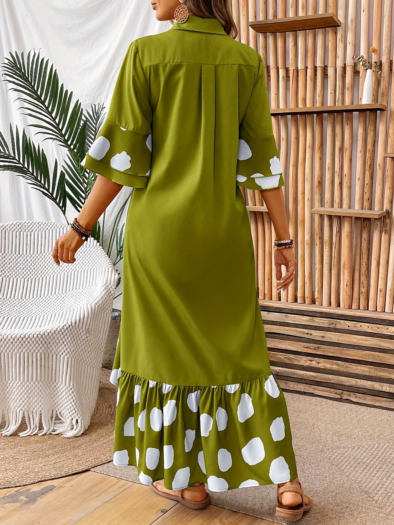 Warm Honey Spotted Sundress